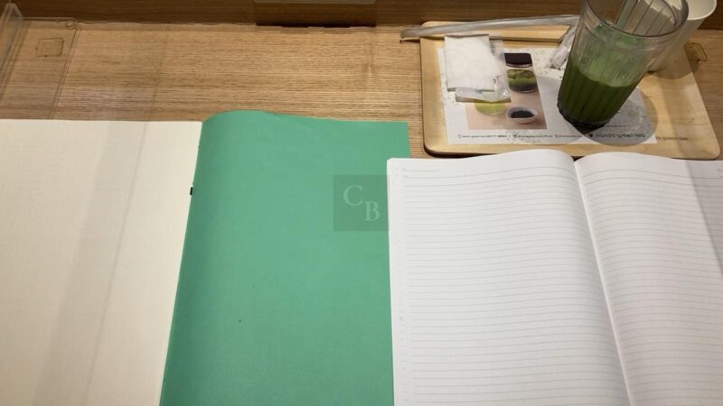 ナナズグリーンティー-机